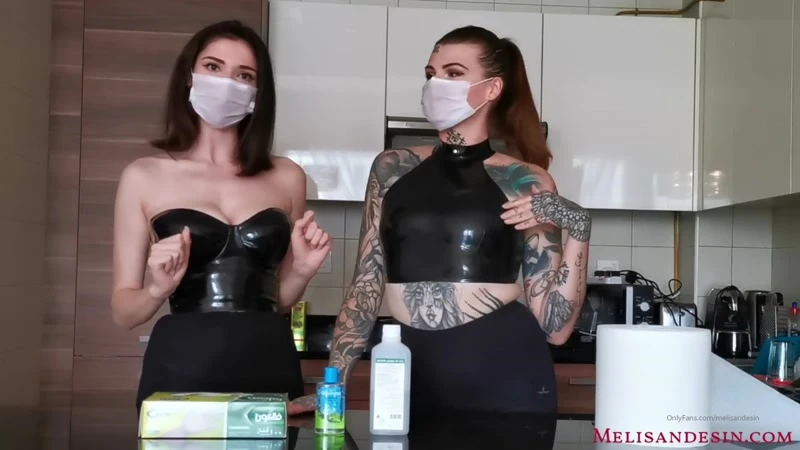Miss Melisande Sin, Dominatrix Katharina with How to Sanitize your Hands HD  (2023 | Mp4)