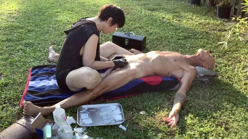 Mistress Adeline with 3hree being my pet hedgehog HD  (2023 | Mp4)