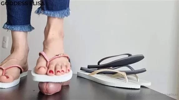 One cock x Five flip flops with Goddess Elisa FullHD  (2025 | MPEG-4)
