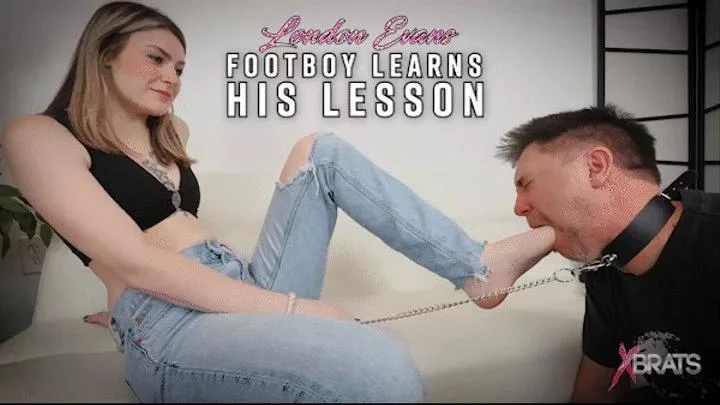 Footboy Learns His Lesson with London Evans FullHD  (2025 | MPEG-4)