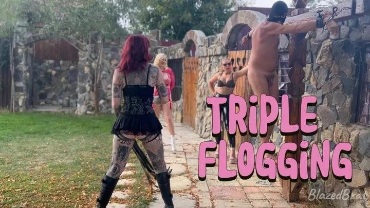 BlazedBrat - MERCY RAGE - Triple Flogging FullHD  (2025 | MPEG-4)