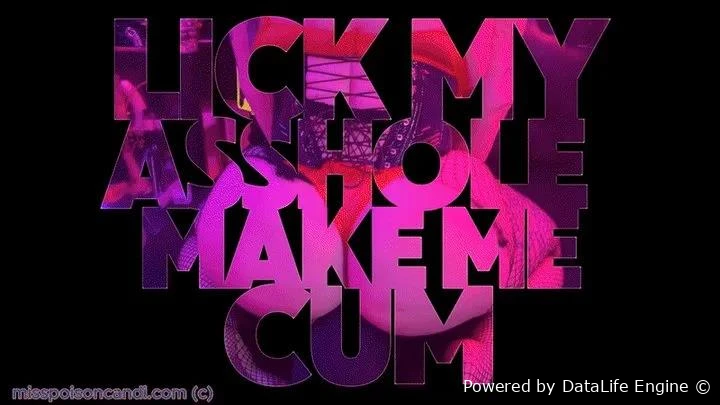 Lick My Asshole Make Me Cum with Miss Poison Candi FullHD  (2025 | MPEG-4)